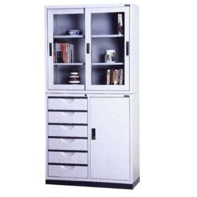 3 Doors 6 Drawers Steel Cabinet/Shelf