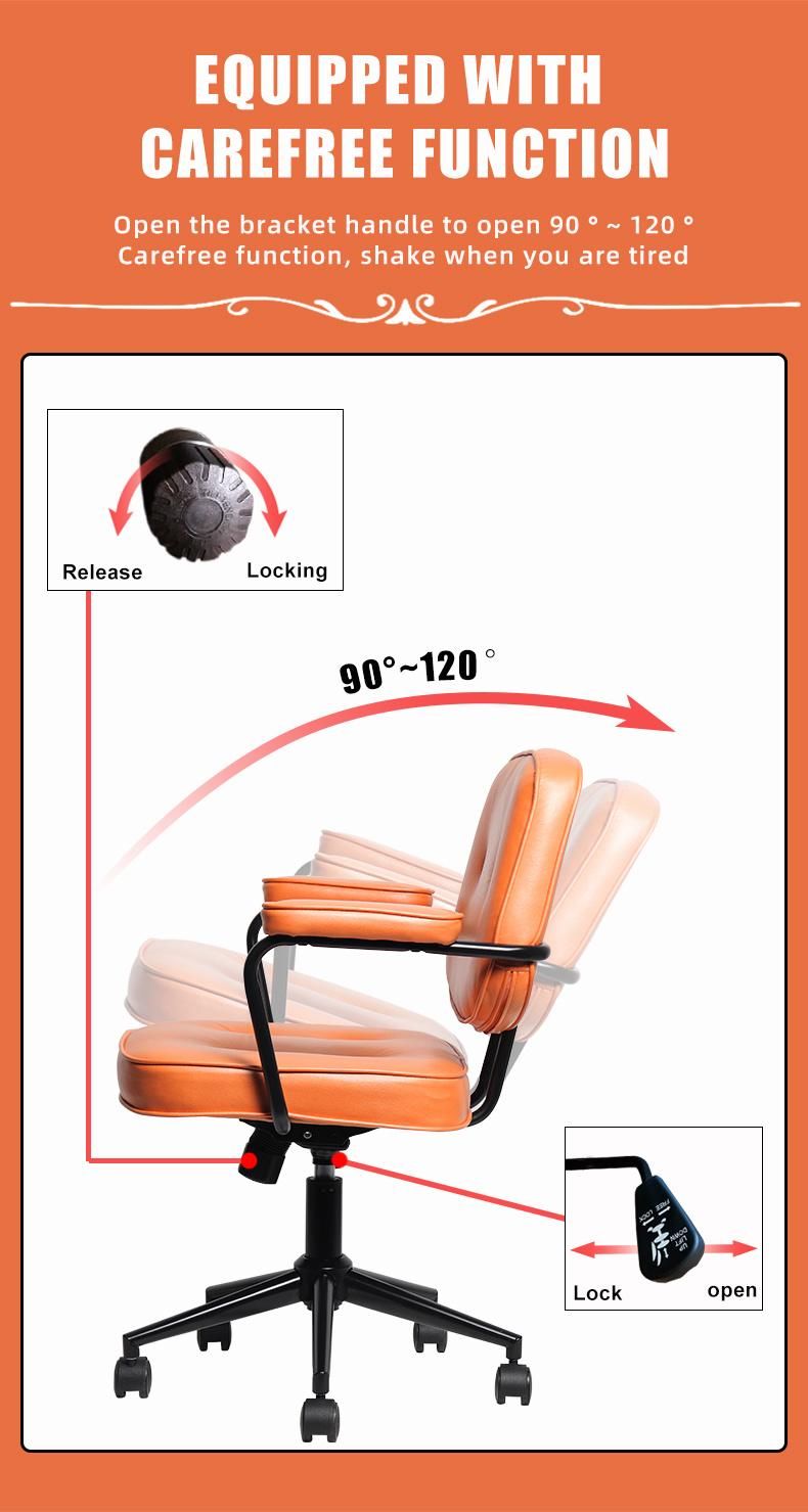 Made in China Computer Chair Can Lift Leisure Chair Can Rotate Adjustable Office Chair