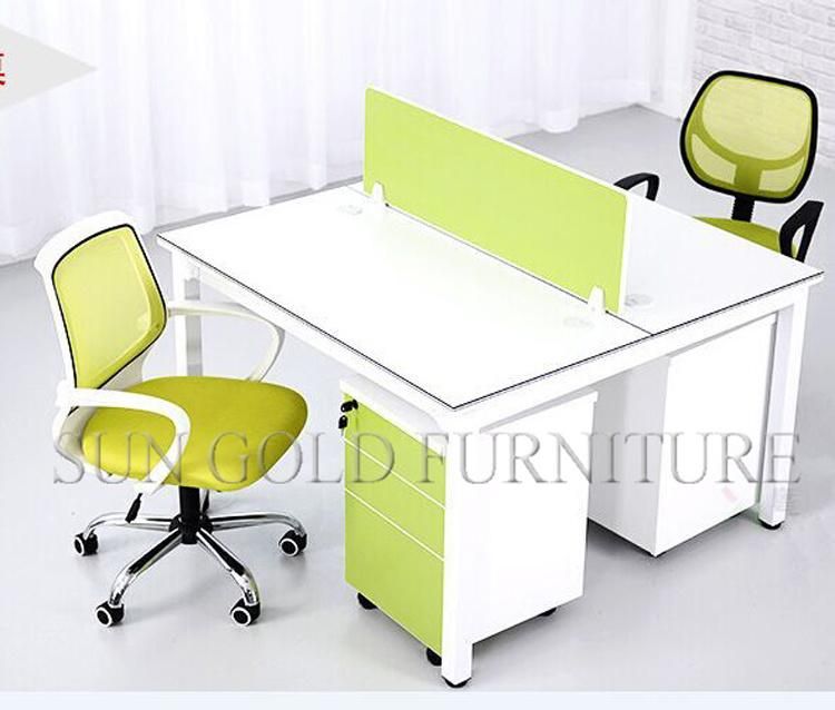 China Office Furniture 2 Person Office Workstation with Partition Wall (SZ-WS813)