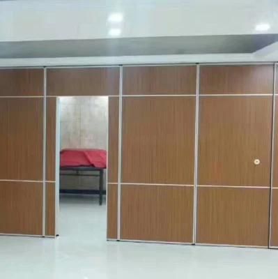 Portable Soundproof Banquet Hall Sliding Partition Walls / Hanging Room Dividers