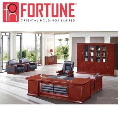 Modern Luxury Wooden Executive Office Desk for Company Use (FOH-A3A241)