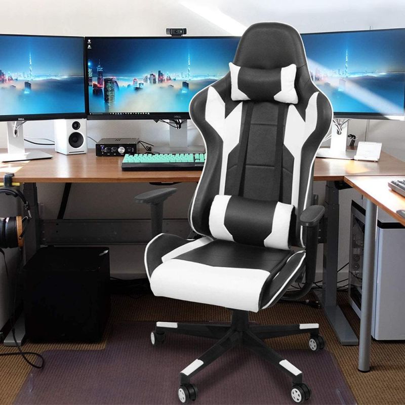 Blue Cheap Factory Wholesale Luxury Game Computer Chair Ergonomic Leather Gamer Gaming Chair