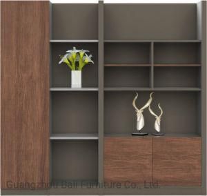 Chinese Modern Office Furniture Wood Veneer Office Bookcase File Cabinet (BL-FC188)