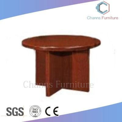 Hotel Reception Design Round Office Desk Meeting Desk in Paper Veneer (CAS-VMA16)