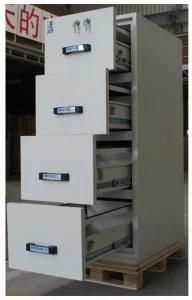 Fire Proof Filing Cabinet, Office Metal Cabinet, Safety Document Storage, Fire Resistant Vertical Cabinets