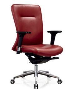 Durable Glossy Synthetic Leather PU Back Bend Swivel Arm Manager Chair