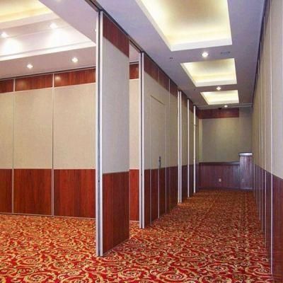 Banquet Hall Aluminium Movable Partition Folding Wall with Ceiling Rail