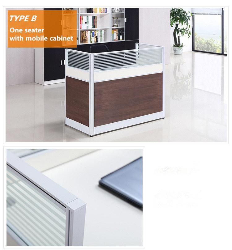 Modern Design Furniture Call Center Cubicles Fabric Chair Office Modular Workstation