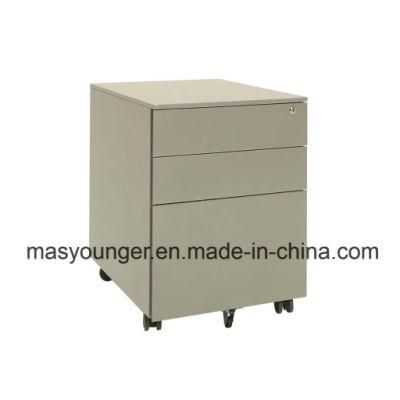 Office Furniture Movable Metal 3 Drawer Cabinet