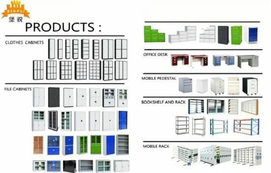 Intelligent Mobile Shelving Storage System Compactor Movable Steel Cabinet Filing Cabinet for Office School