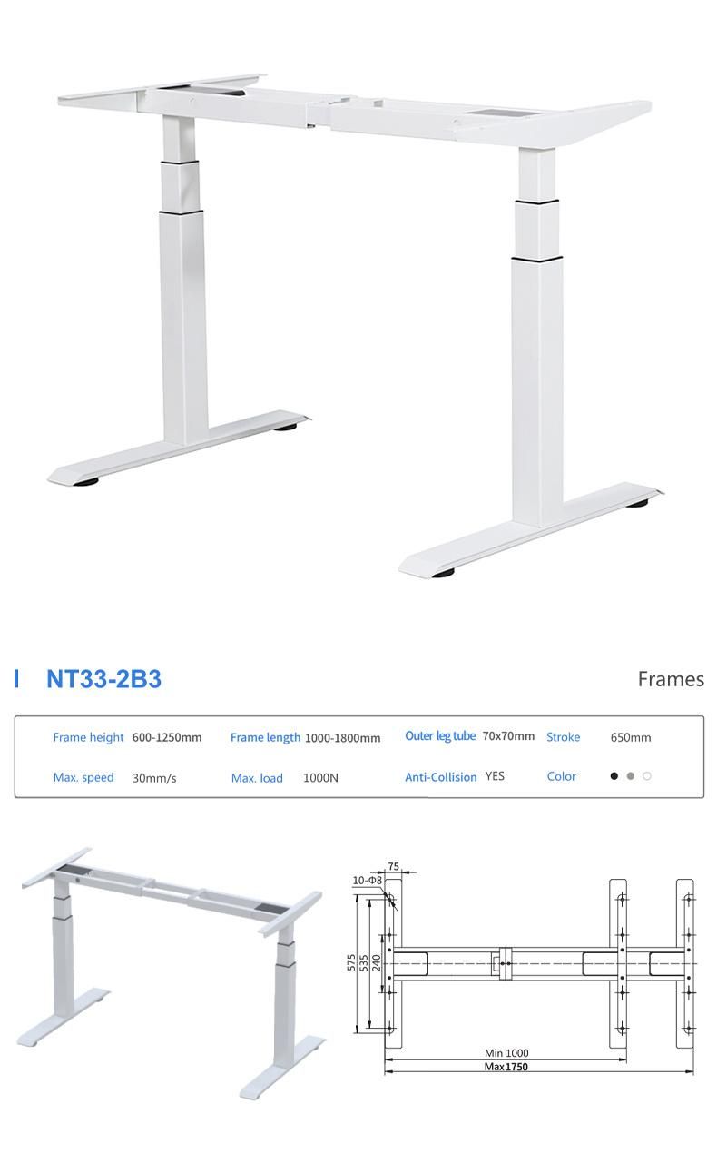 Stainless Steel New Nate 1050*260*215 (mm) Portable Height Adjustable Table Desk