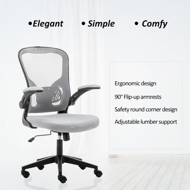 Black MID-Back Mesh Chair Office