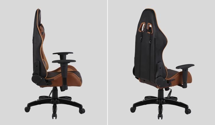 Modern Adjustable Leather Swivel PU RGB Gaming Racing Chair