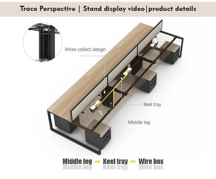 Factory Wooden Computer Desk Modular Manufacturer Furniture Office Table