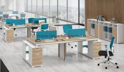 Commercial Office Furniture Office Staff Desk Office Partitions Table for 4 People
