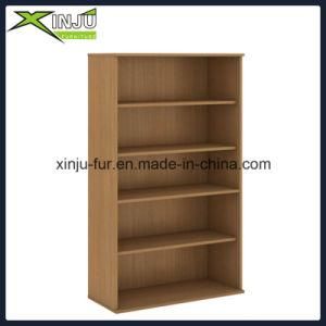 Simple 5 Tier Wooden Bookcase Wide