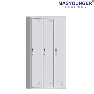 Multi-Functional 3 Door Metal Locker Cupboard