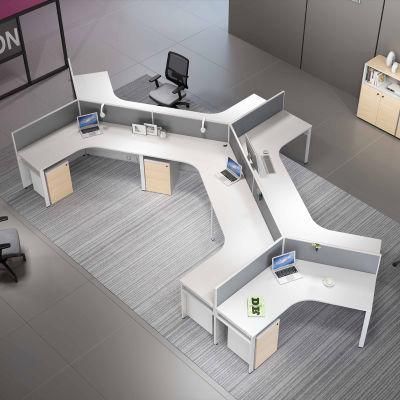 Wood Wholesale Aluminum Profile Modular Modern Style Office Cubicle