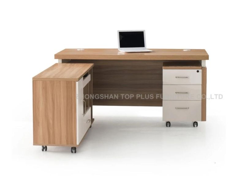 Modern Popular L Shape Melamine Wooden Executive Manager Office Table (M-T1808)