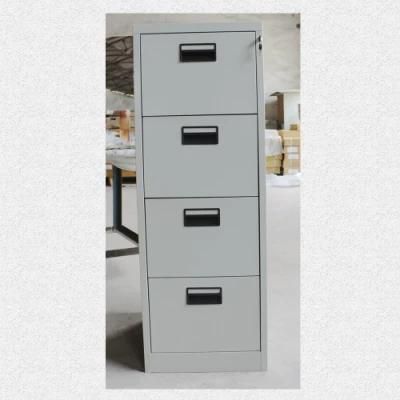 Fas-001-4D Luoyang Office Metal Furniture 4 Drawers Vertical Steel Storage Filing Cabinet