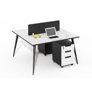 Modern Staff Desk Furniture Office Desk Partition Workstation for 2 Person