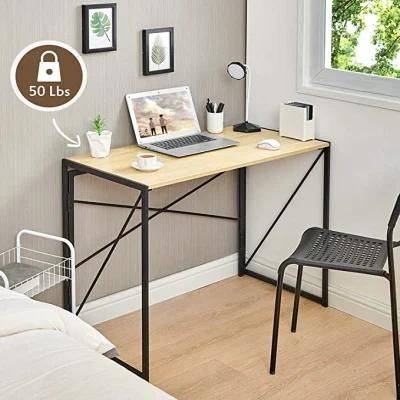 Nova No Assembly Folding Writing Desk MDF PC Computer Desk Home Office Furniture