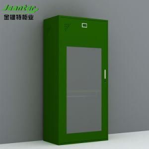 Green Colour Two Tier Door Steel Clothes Storage Locker for Army