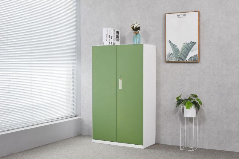 Office Equipment Multi-Colour Double Swing Metal Door 4 Layers Cabinet