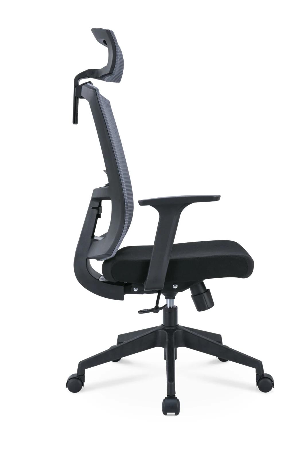 High Back Wheel Swivel Staff Boss Executive Modern Fabric Office Chair