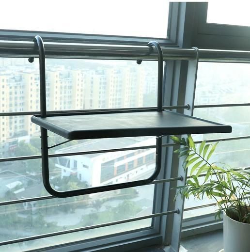 Height Adjustable Plastic Desk for Balcony Hanging Porgola Pot Sand Tee Sand Simple Computer Desk