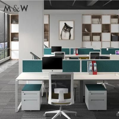 Wholesale Furniture Desk Wood Open Space Staff Table Office Workstation