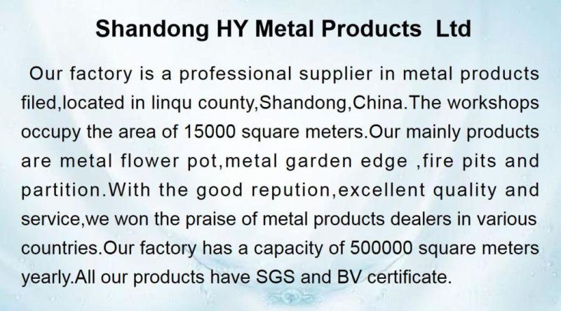 High Quality Metal Garden Decorative Corten Steel Screen