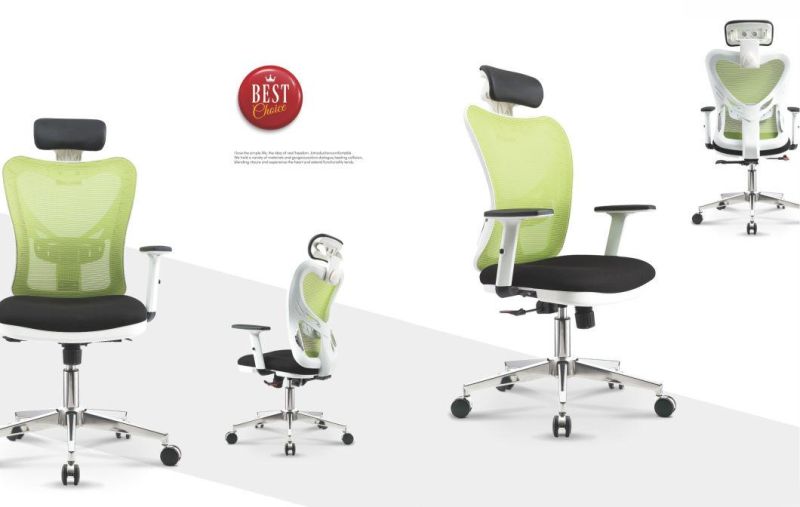 Luxury Ergonomic Swivel Executive Black Mesh Office Chair with Castors