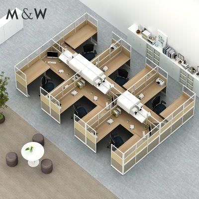 Wholesale Factory Cubicle Computer Desk Wooden Furniture Office Partition
