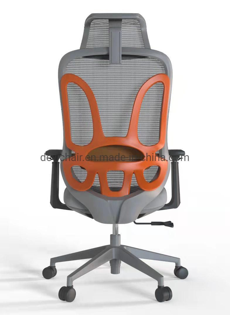 Black Base Nylon Caster Functional Meachanism Mesh Back Headrest Available Lumar Support Manager Executive Office Chair
