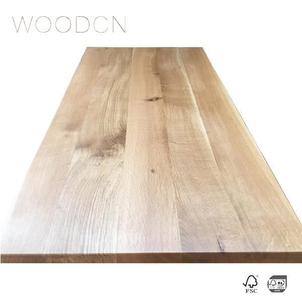 Solid White Oak Wood Edge Glued Worktop