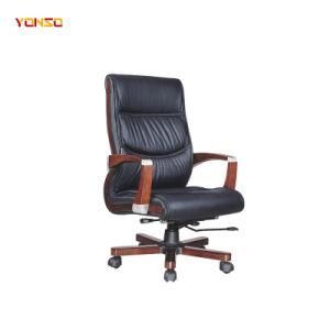 High Back Office Chair in Leather