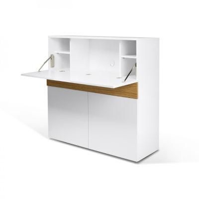 Adjustable Folding Household Wooden Computer Desk with Multi-Function