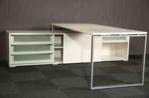 Modern Executive Desk/Manager Office Desk/Desk with Side Cabinets