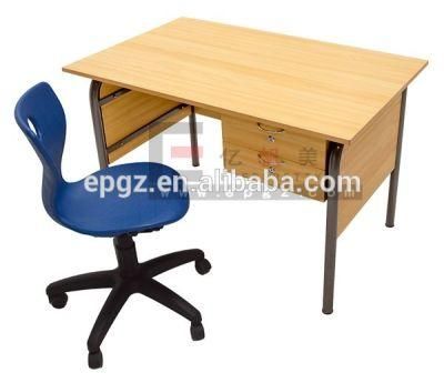 High Gloss Factory Price Cheap Study Table/Teacher Table and Chair