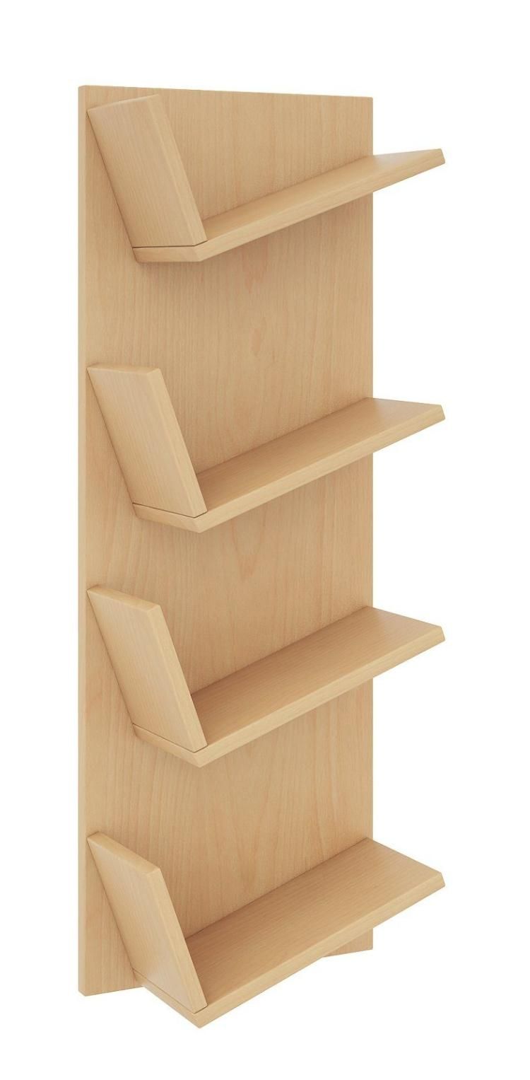 Special Design Wooden Bookshelf with 4 Tiers for Kids