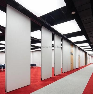 Electrically Operated Partition Movable Walls Automatic Room Dividers Motorized Sliding Walls