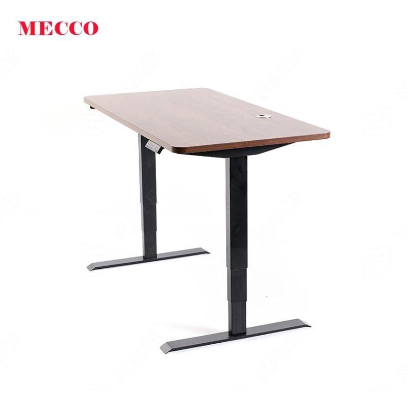 Modern Simple Design Dual Motor 3 Stage Electric Lifting Standing Desk for Computer