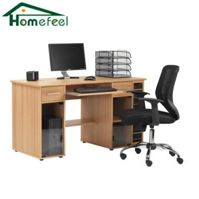 High-Quality Melamine Particleboard Bedroom Home Furniture Wooden Computer Desk Wholesale