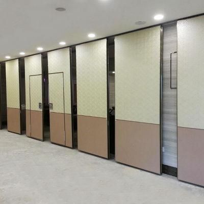 Manual-Operated System Operable Sliding Soundproofing Acoustic Partition Wall Supplier