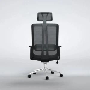 Oneray Cheap Modern Chair Office Furniture Mesh High Back Black Executive with Alu. Base