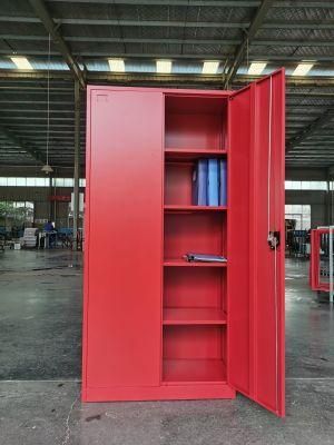 Knock Down Flat Packing Office Furniture File Storage Cabinet Red Colorful Filing Cabinets for Sale