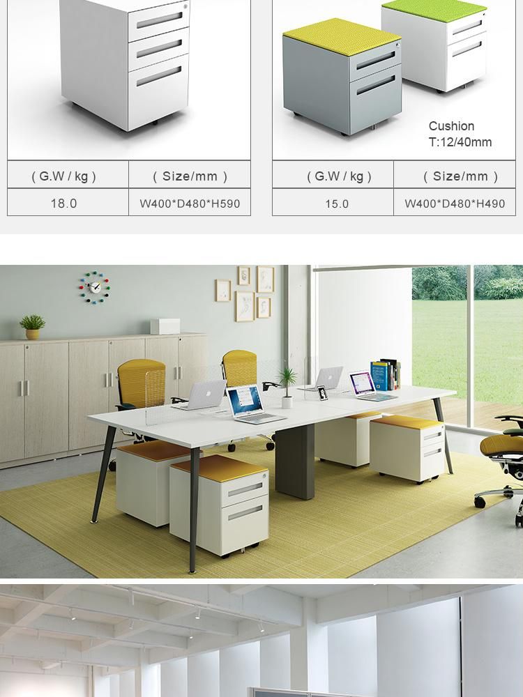 Metal Mobile Pedestal Storage Popular Office Furniture Steel Storage