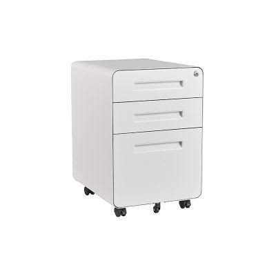 Office Furniture Industry 3 Drawer Mobile Pedestal Filing Cabinet