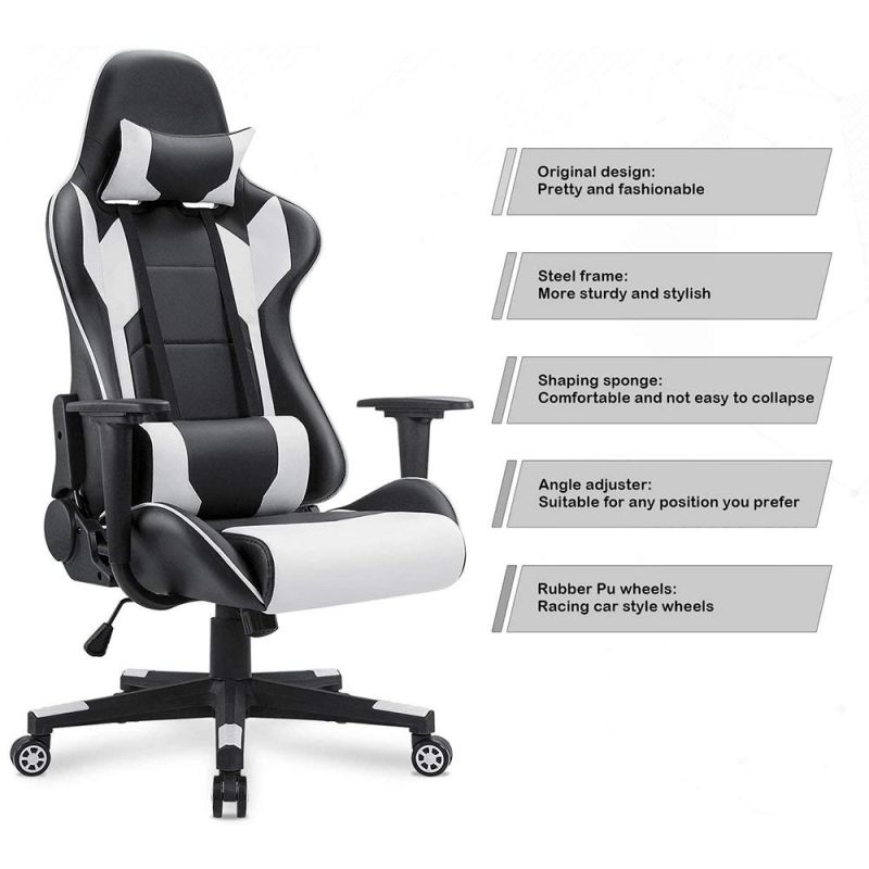 Factory Wholesale Luxury Game Computer Ergonomic Leather Gamer Gaming Chair